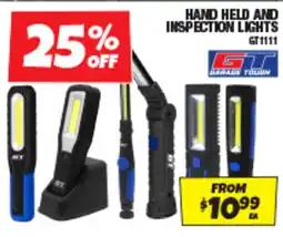 Autobarn Hand held and inspection lights offer