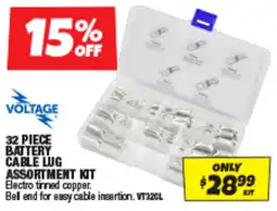 Autobarn Battery Cable Lug Assortment Kit offer