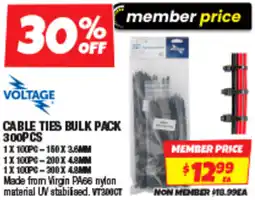 Autobarn Cable ties bulk pack offer