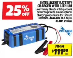 Autobarn Intelligent battery charger with lithium offer