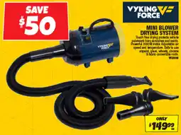 Autobarn Mini blower drying system offer