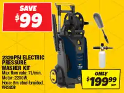 Autobarn 2320 psi electric pressure washer kit offer