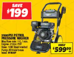 Autobarn 3500psi petrol pressure washer offer