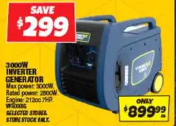 Autobarn 3000w inverter generator offer