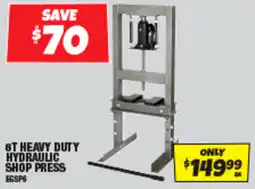 Autobarn 6t heavy duty hydraulic shop press offer