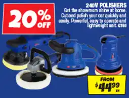 Autobarn 240v polishers offer