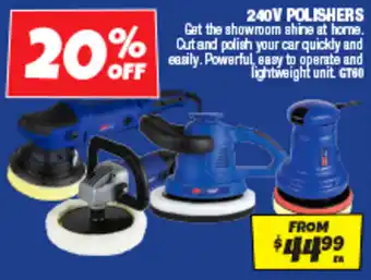 Autobarn 240v polishers offer