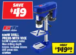 Autobarn 500w drill press with vice offer