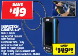 Autobarn Inspection camera 4.3" offer