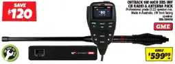 Autobarn Outback 5w 80ch xrs uhf cb radio & antenna pack offer