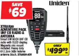Autobarn Xtrak80 adventure pack uhf cb radio & antenna offer