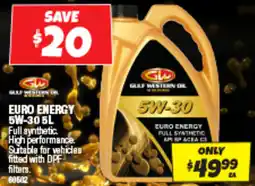 Autobarn Euro energy 5w-30 offer