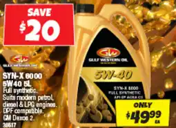 Autobarn Syn-x 6000 5w 40 offer