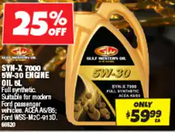 Autobarn Syn-x 7000 5w-30 engine oil offer