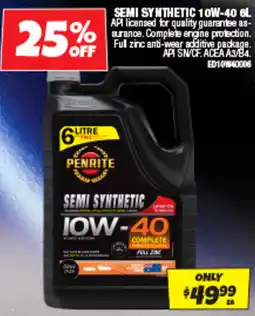 Autobarn Semi synthetic 10w-40 offer