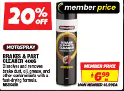 Autobarn Brakes & part cleaner offer