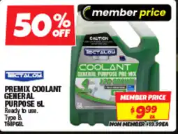 Autobarn Premix coolant general purpose offer