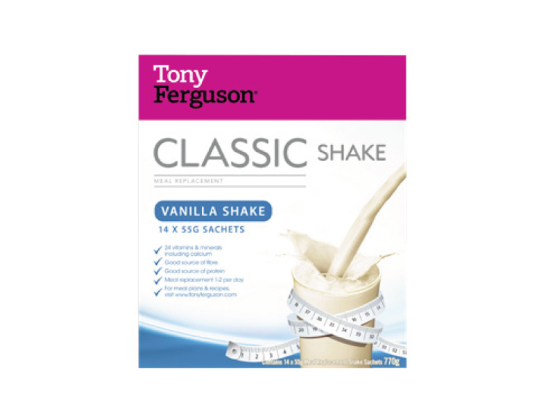 Tony ferguson classic shake vanilla 14 pack offer at Terry White