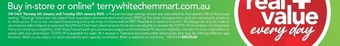 Terry White Terrywhite chemmart offer