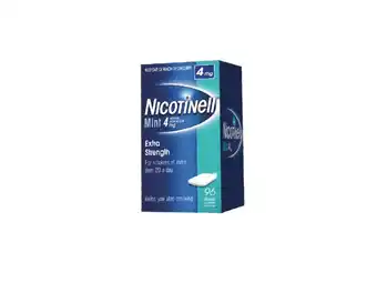 Nicotinell mint nicotine chewing gum 4mg extra strength 96 pieces