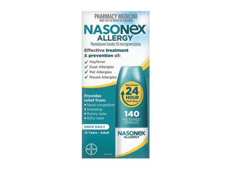 Nasonex allergy spray 140 doses offer at Terry White