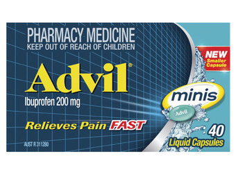 Terry White Advil minis 200mg 40 liquid capsules offer