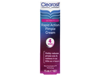 Clearasil ultra rapid action pimple cream 15ml
