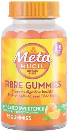 Amcal Pharmacies Metamucil Fibre Gummies Orange Flavour offer