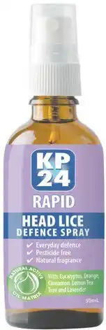 Amcal Pharmacies KP24 Head Lice Defence Spray offer