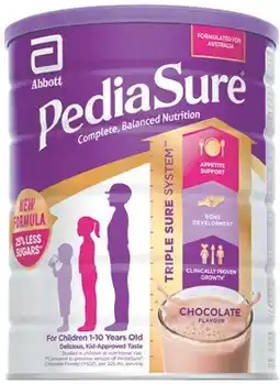 Amcal Pharmacies PediaSure Powder Chocolate Flavour offer