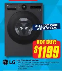 The Good Guys Front load washer offer