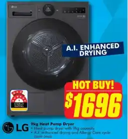 The Good Guys Heat pump dryer offer