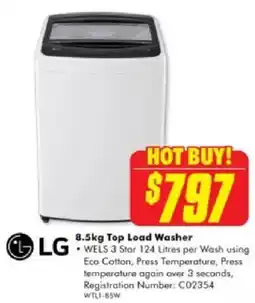 The Good Guys top load washer offer