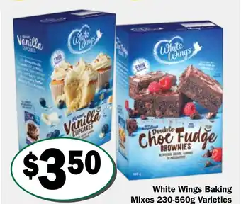 White wings baking mixes