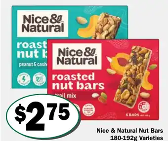 Nice & natural nut bars