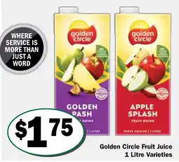 Friendly Grocer Golden circle fruit juice offer