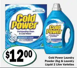 Friendly Grocer Cold power laundry powder offer