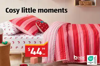 Chiildrens's quilted cover let set- double size