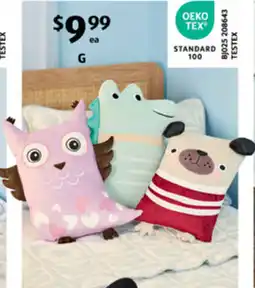 ALDI Children's novelty pillow offer