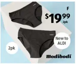 ALDI Modibodi period underwer offer