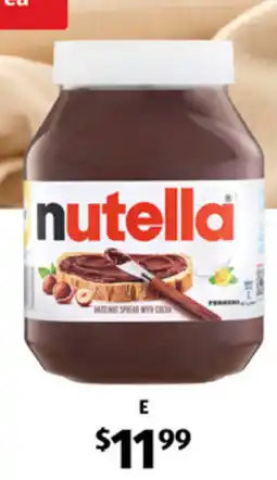 ALDI Nutella offer
