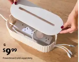 ALDI Cable and powerboard tidy unit offer