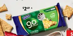 ALDI Mcvitie's go ahead apple flavoured crispy slices offer