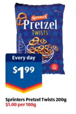 ALDI Sprinters pretzel twists offer