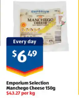 ALDI Emporium selection manchego cheese offer
