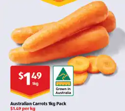 ALDI Australian carrots offer
