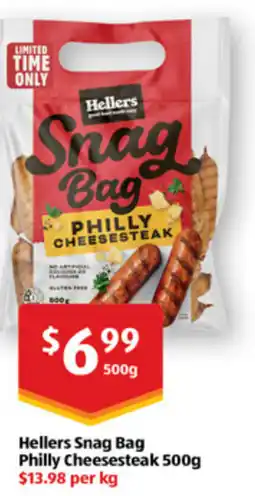 ALDI Hellers Snag Bag Philly Cheesesteak offer