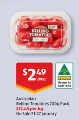 ALDI Australian bedllino tomatoes offer