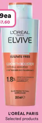 Priceline L'oréal paris elvive growth booster anti-fall shampoo offer