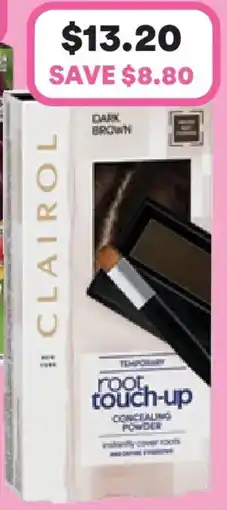 Priceline Clairol root touch-up concealing powder dark brown offer